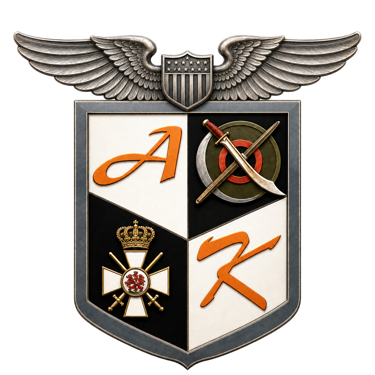 AK Coat of Arms with Wings
